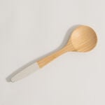 Alberto bamboo 2pcs utensil set 31.7*8.9*1.9cm, beige image number 3