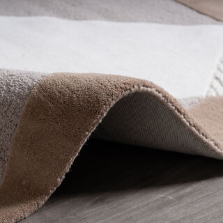 Homez Hand Tufted Wool Rug Beige/Multi Wool