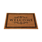 Pvc Backed Coir Mat Natural Painted 60*90 cm image number 1