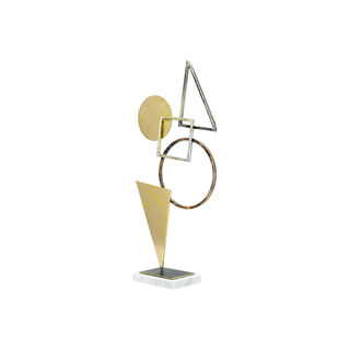 Home Accent Abstract With Marble Base