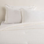 بوتيك بلانش طقم لحاف 5 قطع قطن أبيض كينج/ سوبر كينج 260*240 سم image number 0