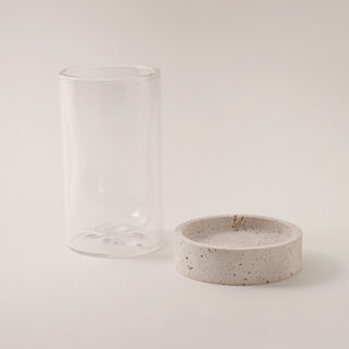 Dallaty 6pcs tea cups set travertine collection