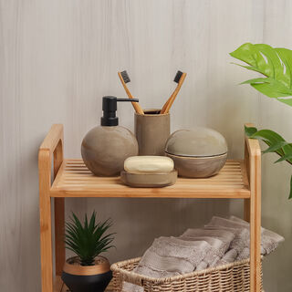 Homez stone 4 pcs bath set