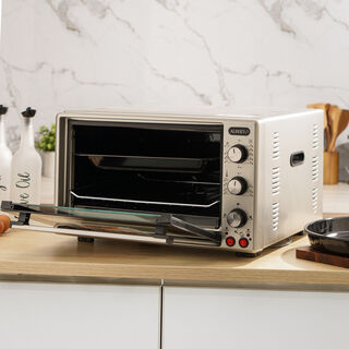 Alberto black electric oven 40 LT, 1300 W