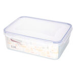 Alberto Plastic Food Saver Rect Shape V:3.8L Blue Lid image number 1