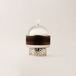 La Mesa small food server with stand in silver metal 1.5 L image number 2