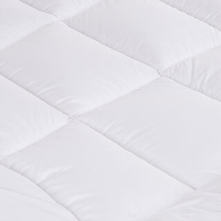 بوتيك بلانش غطاء مرتبة قطن مزيج 233 خيط أبيض 200*200+10 سم