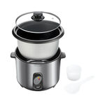 2.8L Sencor electric stainless steel silver rice cooker 1000W image number 4
