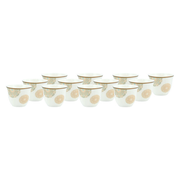 La Mesa Fairouz Gold Coffee Cups Set 12 Pieces image number 1