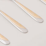 بنتولا طقم ملاعق شاي ستانلس ستيل بلمعة مرآة 6 قطع 2.5 ملم image number 2