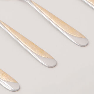 بنتولا طقم ملاعق شاي ستانلس ستيل بلمعة مرآة 6 قطع 2.5 ملم