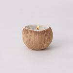 Ceramic candle holder with wa* 8.4 * 8.4 * 5.9 cm image number 0