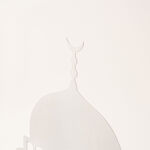 White metal Ramadan decoration 39*22*57 cm image number 5
