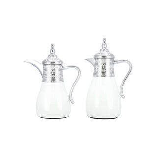 طقم دلات ستانلس ستيل قطعتين /  مجموعة كَرمه