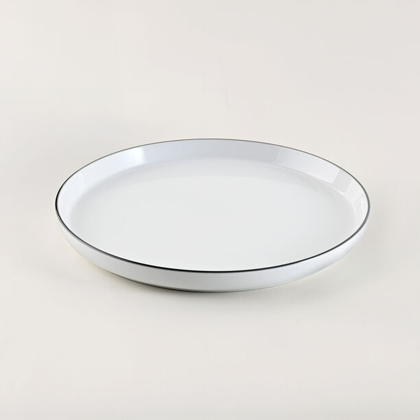 La Mesa 12pcs stoneware dinner set, ًwhite image number 5