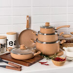  9 Pcs Granite Cookware Set image number 0