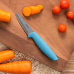 Alberto Paring Knife With Soft Blue Handle 4 Inch image number 0