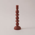 Homez Fade Wax Candle 9*29Cm, Brown image number 1
