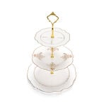 Andalusian Gld Frill 3 Tiers Cake Stand image number 2