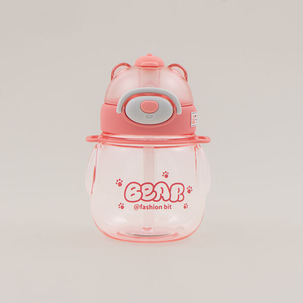 Pentola plastic water bottle 720ml, pink image number 1