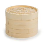 Bamboo Steamer Set Of 3 Bodies And image number 0