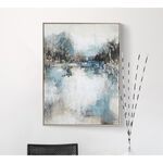 لوحة جدارية رسم تجريدي   90*120*2.8 سم image number 1