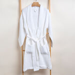 Cottage white cotton bathrobe S/M, 3 pcs set image number 4