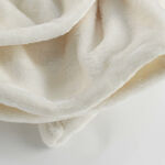 Cottage ivory polyester micro flannel blanket 150*220 cm image number 2
