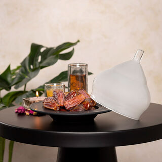 Dates Bowl Abundance Porcelain Black And White