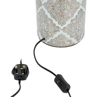 Table Lamp Beige 16 *16 * 42 cm