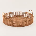 هومز سلة راتان 41*14سم، بني image number 0