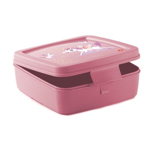 Snips sandwichbox unicorn 14.5*5.5cm, pink image number 2