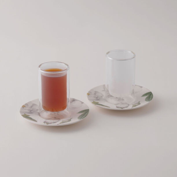 Dallaty 12Pcs Glass Tea Set image number 2