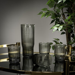 Drink Set 5 Pcs Smoke Col Tumbler 290Ml