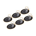 12 Pieces Tea Set Beyaz Black image number 1