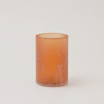 Homez clear polyresin toilet tumbler, brown7.3*7.3*11cm image number 0