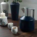 Oumq Plastic and Steel Vacuum Flask 1L Blue image number 3
