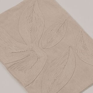 Boutique Blanche cotton rectangular cushion cover 35*50cm, white