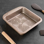 صينية فرن مربعة بسطح غير لاصق لون ذهبي من البرتو image number 8