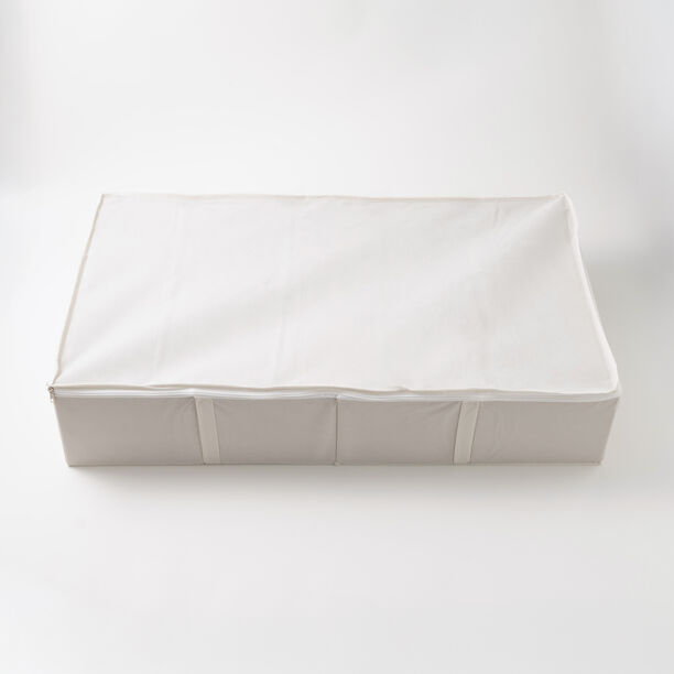 هومز منظم ملابس تخزين بطانيات تحت السرير من البوليستر، بيج 95*38*22 سم image number 2