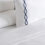 3Pcs cotton duvet cover 260*220cm diana frame embroidery image number 2
