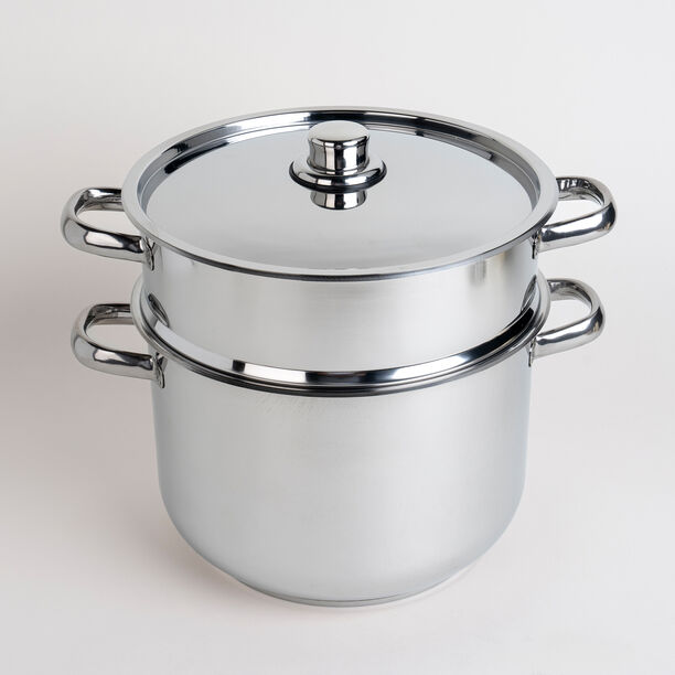 Stainless steel steam cook pot 26 cm image number 0