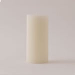 Homez soya wax line candle, white 7*7*15cm image number 0