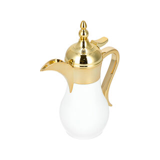 1Pc Steel Vacuum Mini Traditional White Gold 0.3Ml