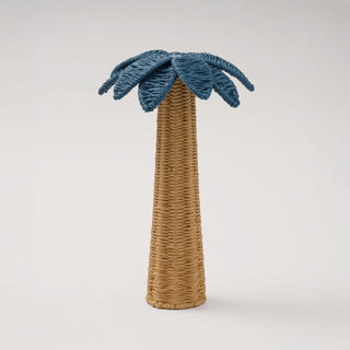 Homez Arabian Decoration Item Palm, Blue, 25*25*35 Cm