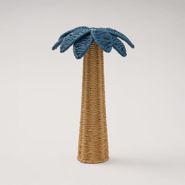 Homez Arabian Decoration Item Palm, Blue, 25*25*35 Cm image number 0
