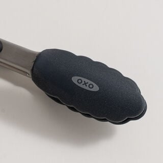 أوكسو ملقط طهي ستانلس ستيل 23سم، أسود