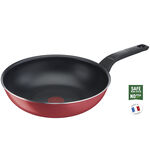Tefal easy clean non stick wokpan 28cm, red image number 0