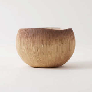 Homez Ceramic Candle 12*12*7.7Cm, Beige