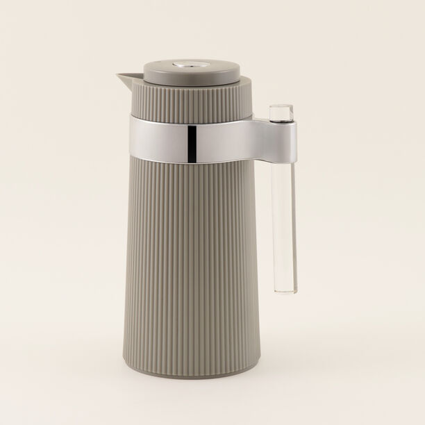 Dallaty plastic vacuum flask 1L, grey image number 0